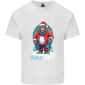 Yule Yeti Funny Christmas Bigfoot Sasquatch Xmas Kids T-Shirt Childrens White