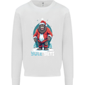 Yule Yeti Funny Christmas Bigfoot Sasquatch Xmas Mens Sweatshirt Jumper White