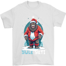 Yule Yeti Funny Christmas Bigfoot Sasquatch Xmas Mens T-Shirt 100% Cotton White