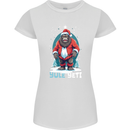 Yule Yeti Funny Christmas Bigfoot Sasquatch Xmas Womens Petite Cut T-Shirt White