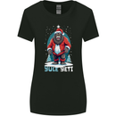 Yule Yeti Funny Christmas Bigfoot Sasquatch Xmas Womens Wider Cut T-Shirt Black