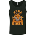 Zero Fox Given Funny Offensive F#cks Mens Vest Tank Top Black