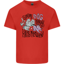 Zombie Cats Funny Halloween Dog Brains Kids T-Shirt Childrens Red