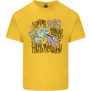 Zombie Cats Funny Halloween Dog Brains Kids T-Shirt Childrens Yellow