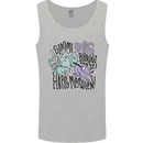 Zombie Cats Funny Halloween Dog Brains Mens Vest Tank Top Sports Grey