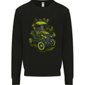 Zombie Hot Rod Halloween Horror Mens Sweatshirt Jumper Black
