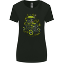 Zombie Hot Rod Halloween Horror Womens Wider Cut T-Shirt Black