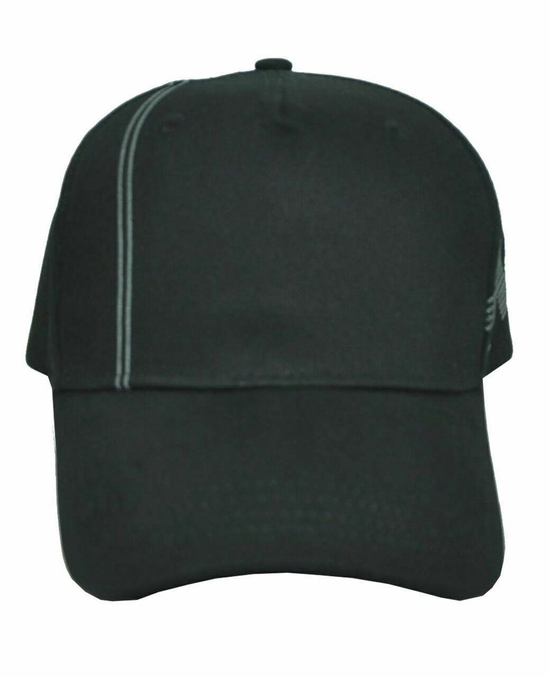 Black Cotton TVR Baseball Cap With Embroidered Logo Official Merchandise