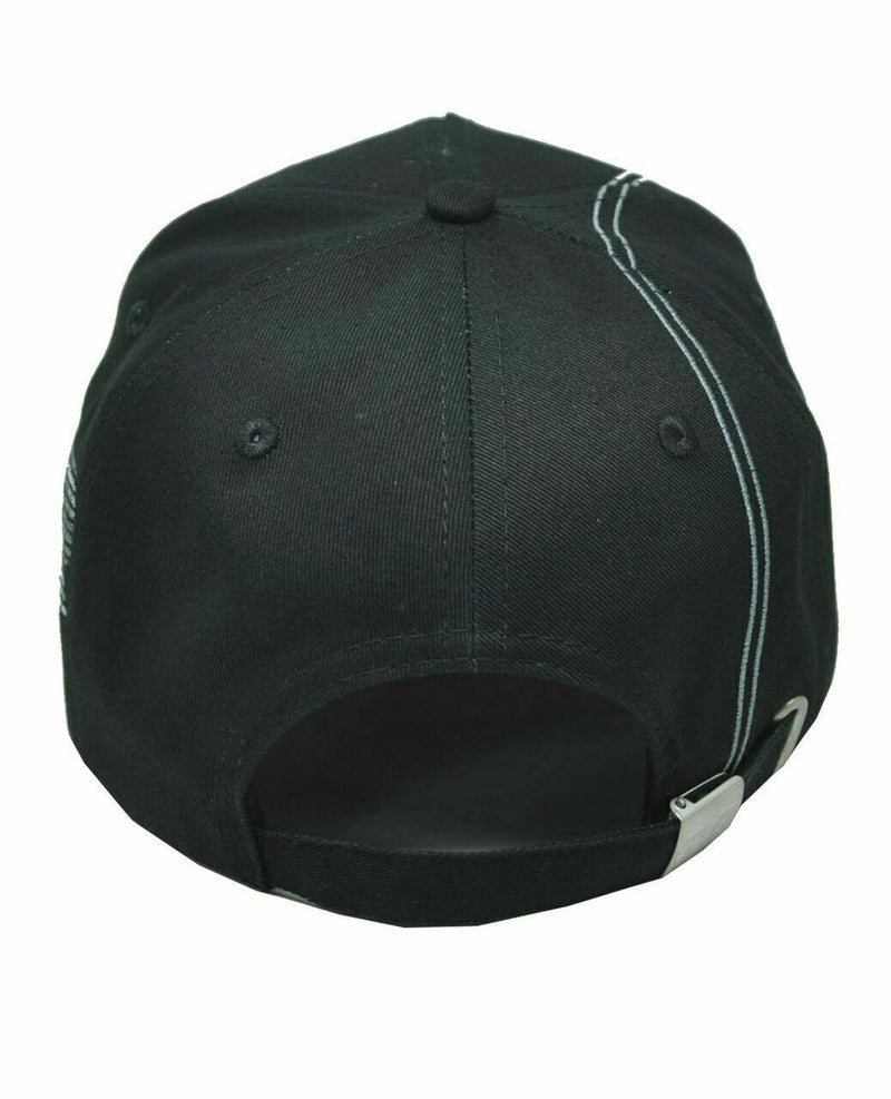 Black Cotton TVR Baseball Cap With Embroidered Logo Official Merchandise