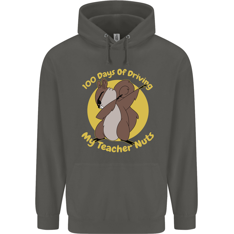 100 Days of Driving My Teacher Nuts Childrens Kids Hoodie Storm Grey