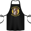 100 Days of Driving My Teacher Nuts Cotton Apron 100% Organic Black