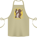 100 Days of Driving My Teacher Nuts Cotton Apron 100% Organic Khaki