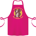 100 Days of Driving My Teacher Nuts Cotton Apron 100% Organic Pink