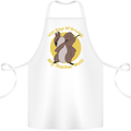 100 Days of Driving My Teacher Nuts Cotton Apron 100% Organic White