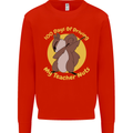 100 Days of Driving My Teacher Nuts Kids Sweatshirt Jumper Bright Red