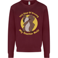 100 Days of Driving My Teacher Nuts Kids Sweatshirt Jumper Maroon