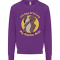 100 Days of Driving My Teacher Nuts Kids Sweatshirt Jumper Purple