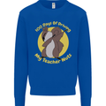 100 Days of Driving My Teacher Nuts Kids Sweatshirt Jumper Royal Blue