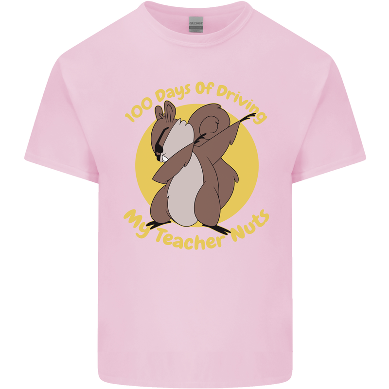100 Days of Driving My Teacher Nuts Kids T-Shirt Childrens Light Pink