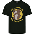 100 Days of Driving My Teacher Nuts Mens Cotton T-Shirt Tee Top Black