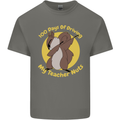 100 Days of Driving My Teacher Nuts Mens Cotton T-Shirt Tee Top Charcoal