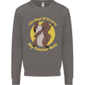 100 Days of Driving My Teacher Nuts Mens Sweatshirt Jumper Charcoal