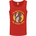 100 Days of Driving My Teacher Nuts Mens Vest Tank Top Red