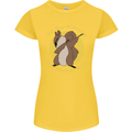 100 Days of Driving My Teacher Nuts Womens Petite Cut T-Shirt Yellow