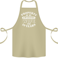 10 Year Wedding Anniversary 10th Funny Wife Cotton Apron 100% Organic Khaki