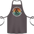 10 Year Wedding Anniversary 10th Marriage Cotton Apron 100% Organic Dark Grey