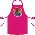 10 Year Wedding Anniversary 10th Marriage Cotton Apron 100% Organic Pink