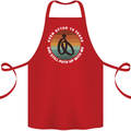 10 Year Wedding Anniversary 10th Marriage Cotton Apron 100% Organic Red