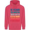 10th Birthday 10 Year Old Childrens Kids Hoodie Heliconia