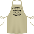 10th Wedding Anniversary 10 Year Funny Wife Cotton Apron 100% Organic Khaki