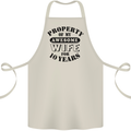 10th Wedding Anniversary 10 Year Funny Wife Cotton Apron 100% Organic Natural