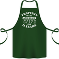 11 Year Wedding Anniversary 11th Funny Wife Cotton Apron 100% Organic Forest Green