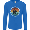 11 Year Wedding Anniversary 11th Marriage Mens Long Sleeve T-Shirt Royal Blue