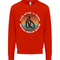 11 Year Wedding Anniversary 11th Marriage Mens Sweatshirt Jumper Bright Red