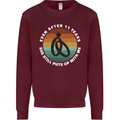11 Year Wedding Anniversary 11th Marriage Mens Sweatshirt Jumper Maroon