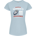 11 Year Wedding Anniversary 11th Rugby Womens Petite Cut T-Shirt Light Blue