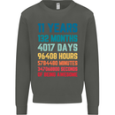 11th Birthday 11 Year Old Kids Sweatshirt Jumper Storm Grey