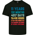 11th Birthday 11 Year Old Kids T-Shirt Childrens Black