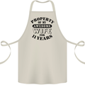 11th Wedding Anniversary 11 Year Funny Wife Cotton Apron 100% Organic Natural