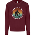 12 Year Wedding Anniversary 12th Marriage Mens Sweatshirt Jumper Maroon