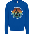 12 Year Wedding Anniversary 12th Marriage Mens Sweatshirt Jumper Royal Blue