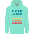 12th Birthday 12 Year Old Childrens Kids Hoodie Peppermint