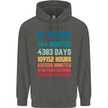 12th Birthday 12 Year Old Childrens Kids Hoodie Storm Grey