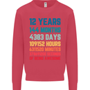 12th Birthday 12 Year Old Kids Sweatshirt Jumper Heliconia