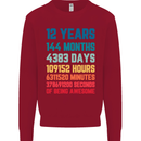 12th Birthday 12 Year Old Kids Sweatshirt Jumper Red