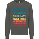 12th Birthday 12 Year Old Kids Sweatshirt Jumper Storm Grey